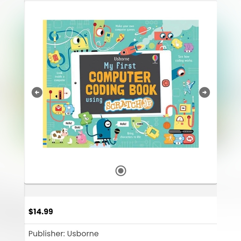 🌸 3/$25 🌸 My First Computer Coding Book - Picture 2 of 2